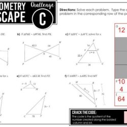 Geometry escape room answer key pdf