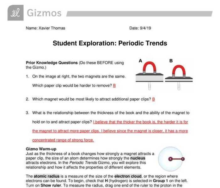 Gizmo answer key measuring volume