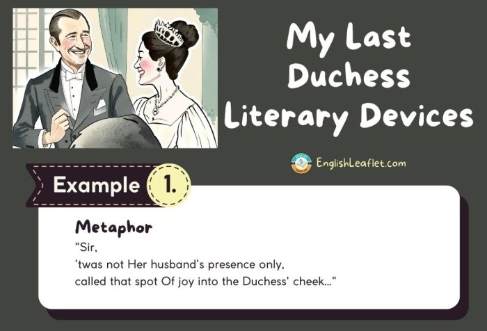 Literary devices in my last duchess