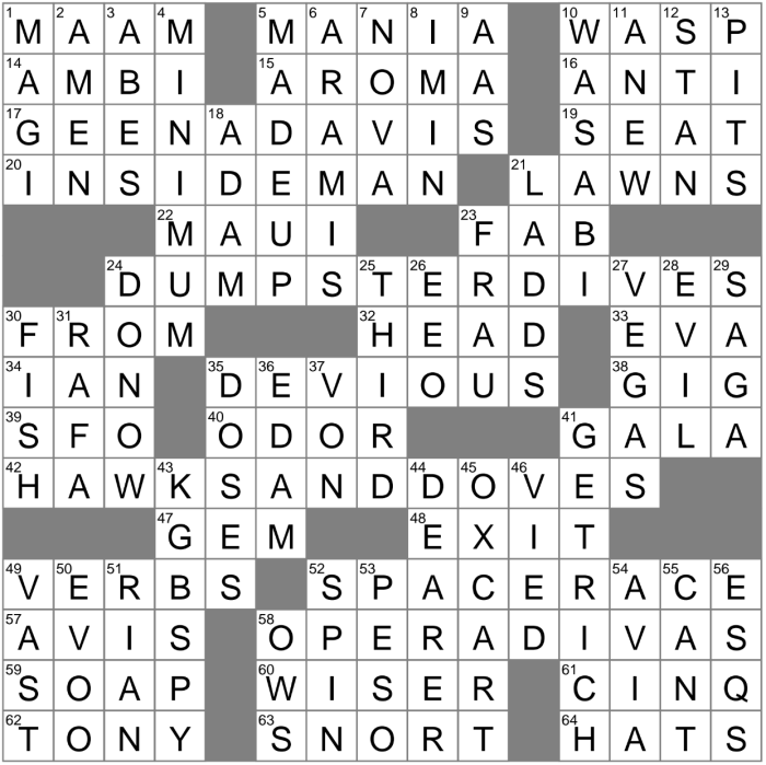 Cold war capital crossword clue