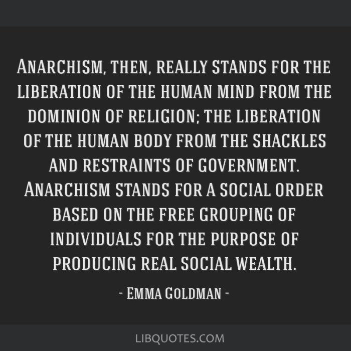 Anarchism what it really stands for