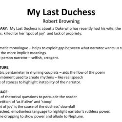 Duchess poem gcse part2 poetry anthology